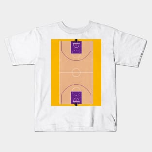 Los Angeles Basketball Stadium Kids T-Shirt